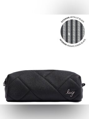 Lug Jib Matte Luxe Vegan Leather. Metallic Black. NWT
